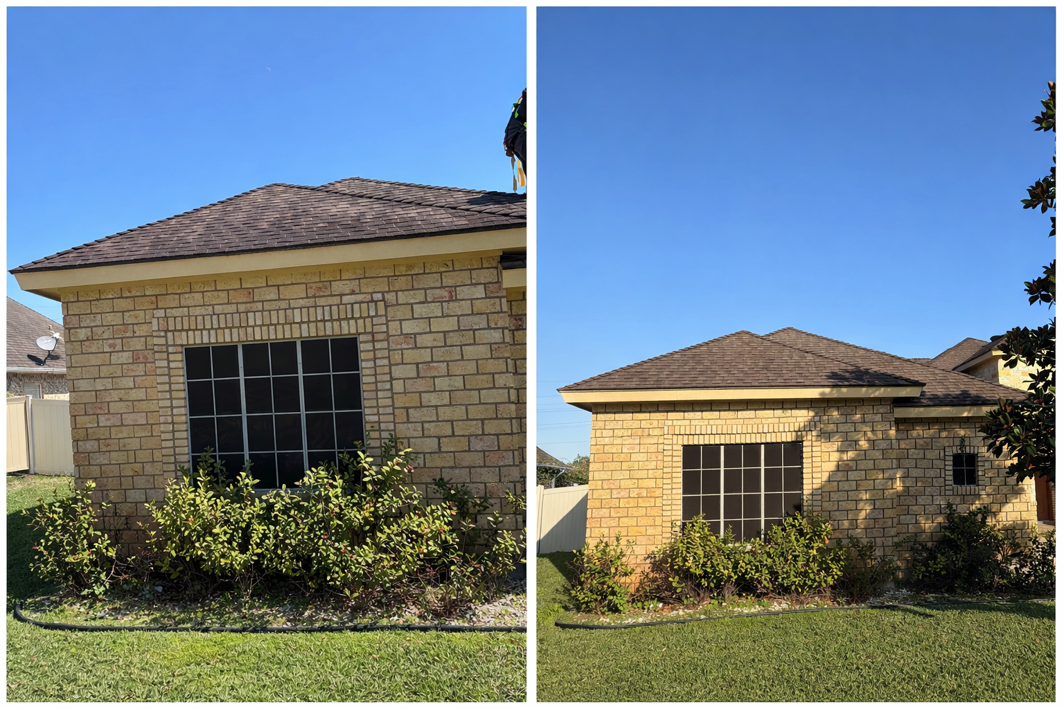 House exterior before and after