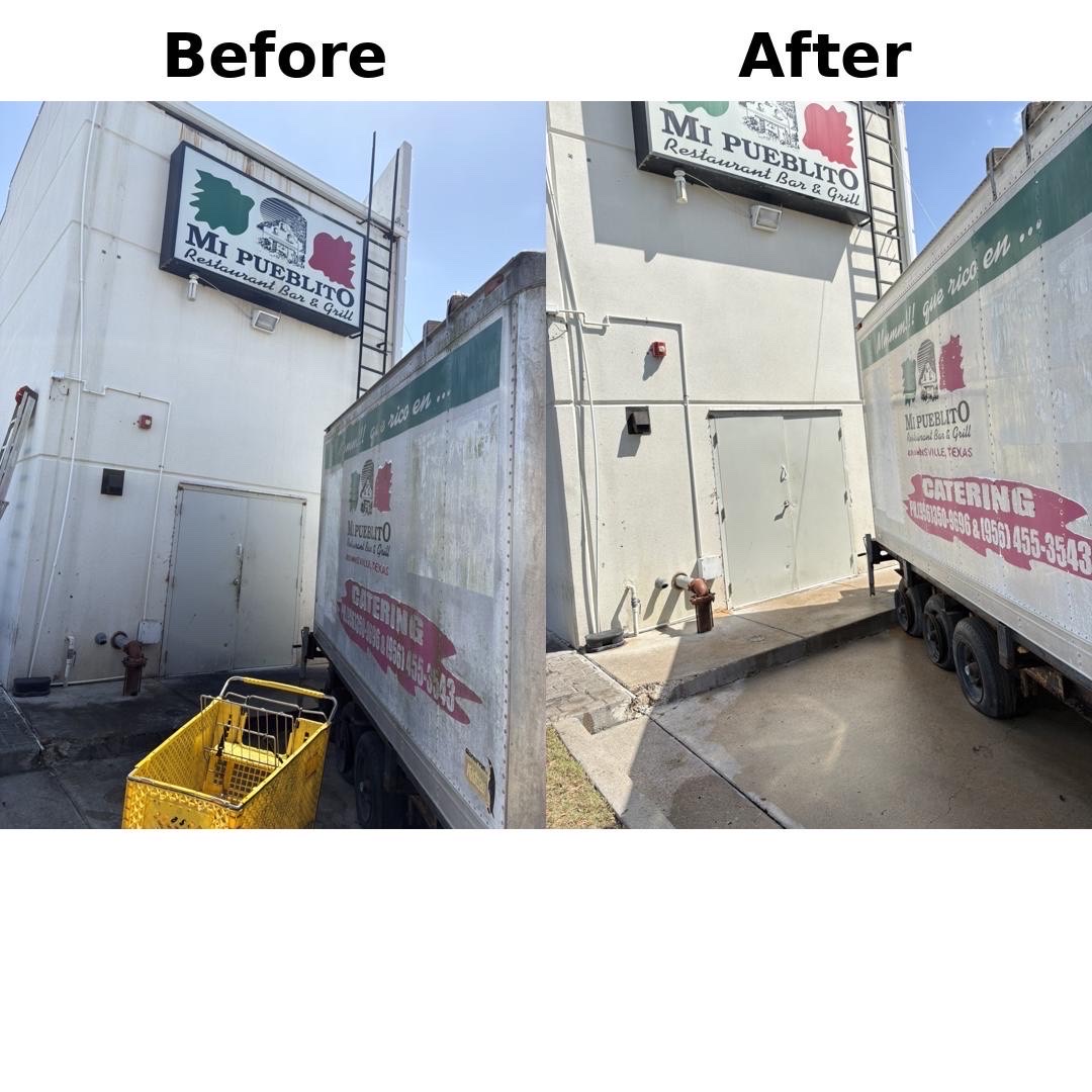 Commercial truck washing