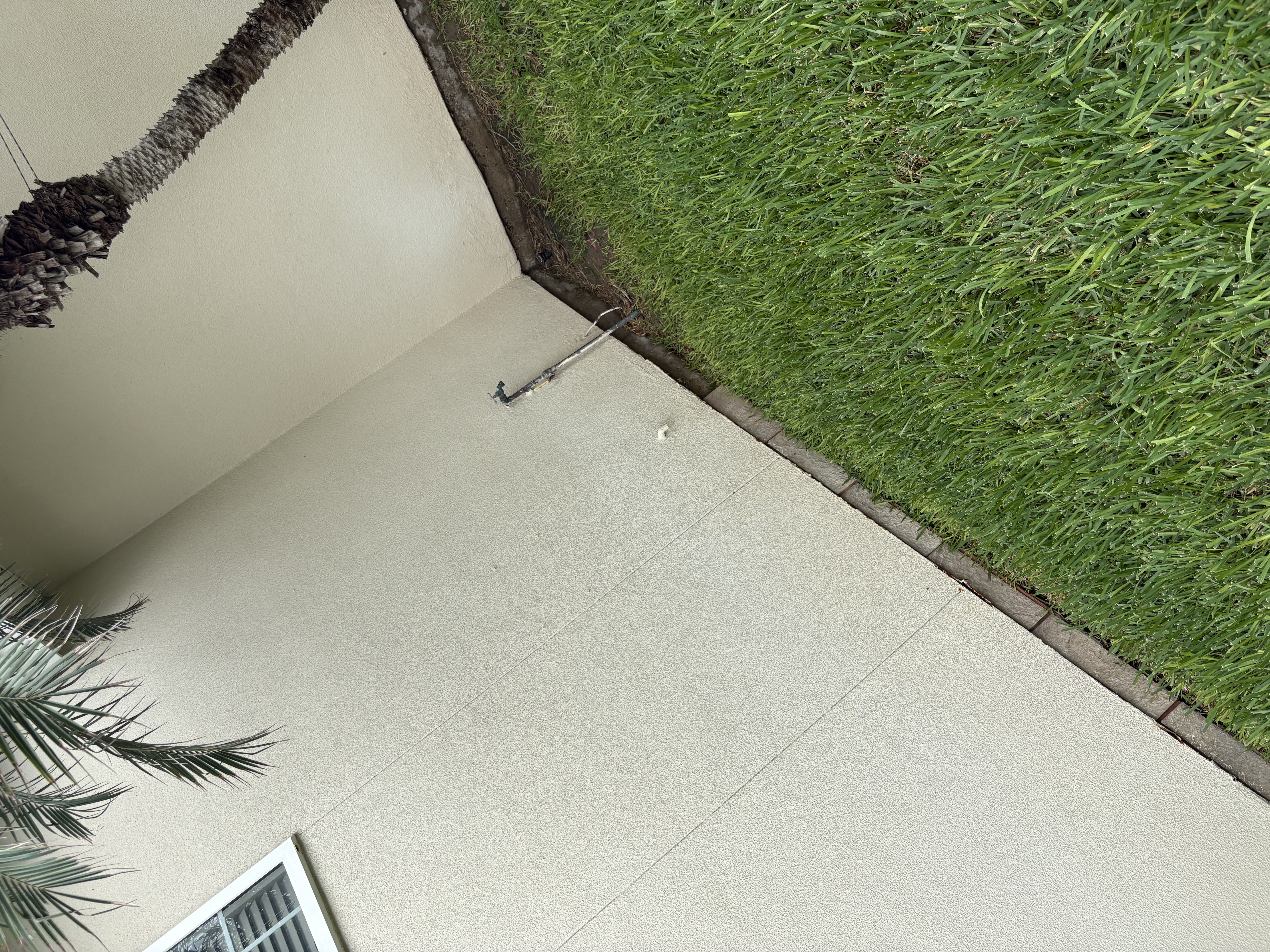 Property after pressure washing